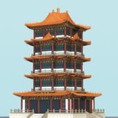 Asian Pagoda Building