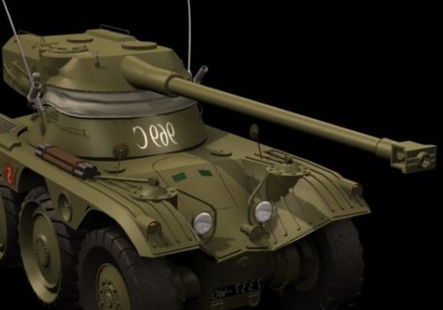 Military Panhard Ebr Armoured Car