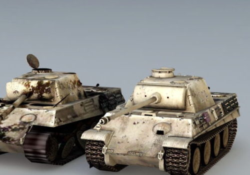 Military German Panzer Iv Tank