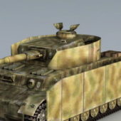 Military Panzer Iv German Tank