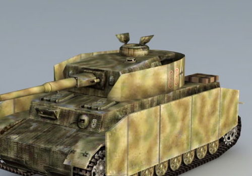 Military Panzer Iv German Tank