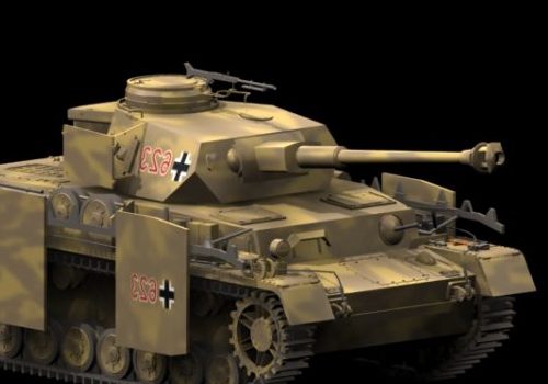 Military Panzer Iv Medium Tank