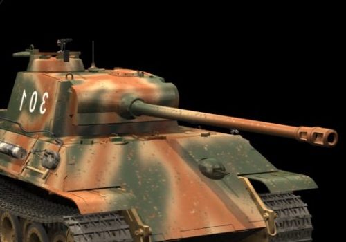 Military Panzer V Ausf G Heavy Tank