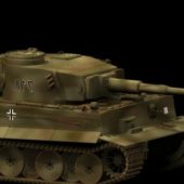 Military Panzerkampfwagen Tiger Tank