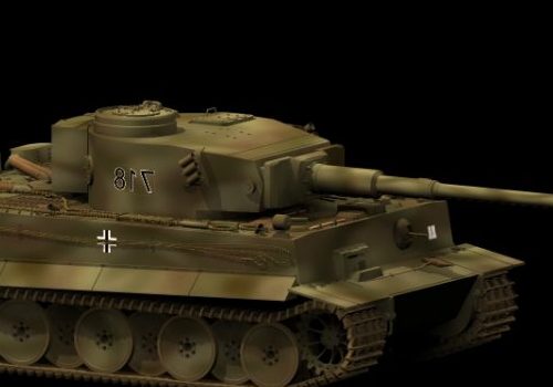 Military Panzerkampfwagen Tiger Tank