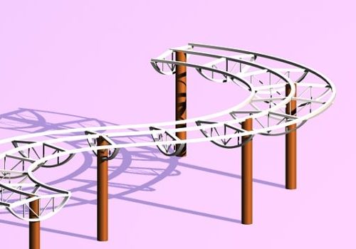 Park Curved Pergola Structure