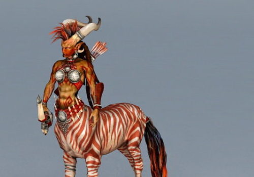 Game Character Female Centaur