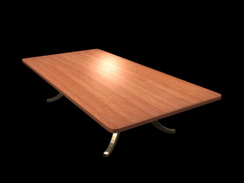Pedestal Wood Furniture Dining Table