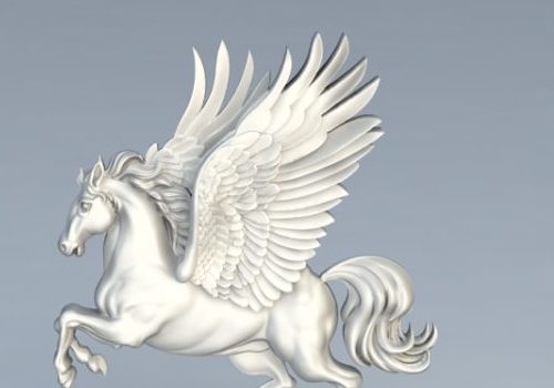 European Pegasus Sculpture