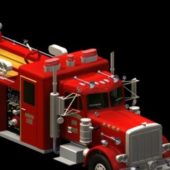 Vehicle Peterbilt Firefighting Truck
