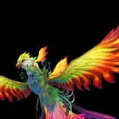 Beauty Phoenix Bird