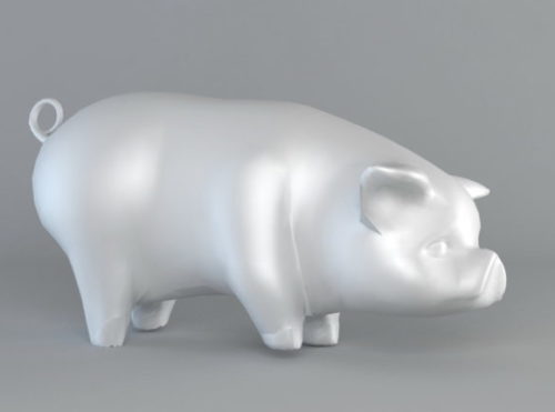 Animal Pig Figurine