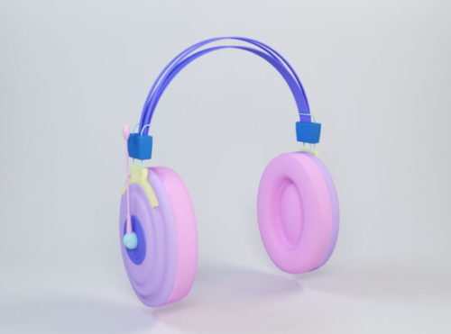 Pink Headset Device