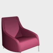 Pink Fabric Wingback Chair | Furniture