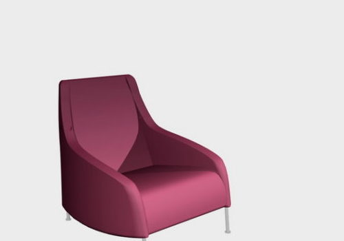 Pink Fabric Wingback Chair | Furniture