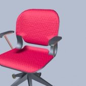 Pink Color Revolving Chair