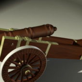 Old Vintage Pirate Cannon