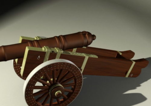 Old Vintage Pirate Cannon