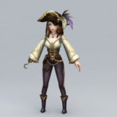 Pirate Woman Character