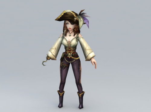 Pirate Woman Character