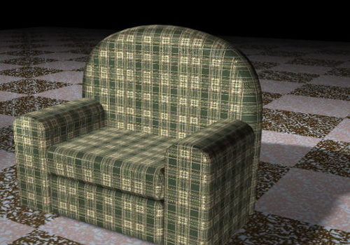 Plaid Chair Home Furniture