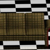 Home Plaid Couch Furniture