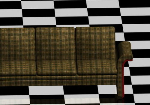 Home Plaid Couch Furniture
