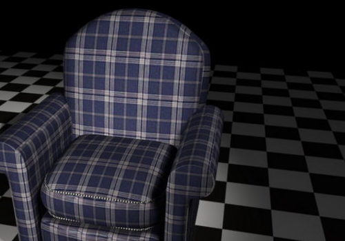 Plaid Sofa Chair Home Furniture