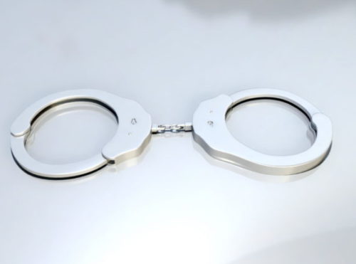 Steel Police Handcuffs