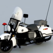 Usa Police Motorcycle