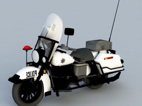 Usa Police Motorcycle