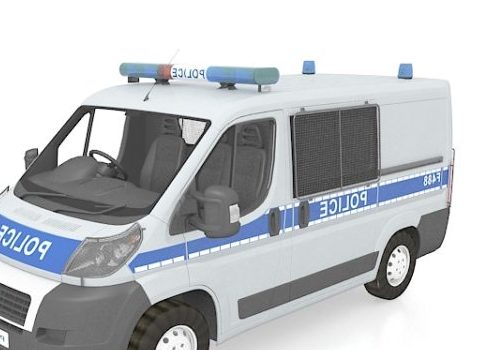 European Police Van