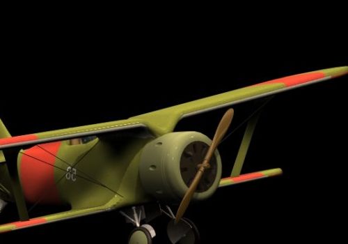 Aircraft Polikarpov I-15 Biplane Fighter
