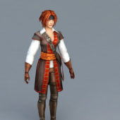 Pretty Pirate Female Character