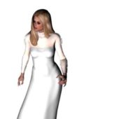 Pretty Bride White Clothing Characters