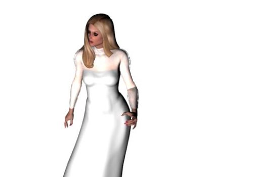 Pretty Bride White Clothing Characters