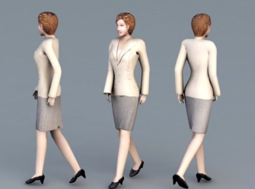 Professional Business Woman Character