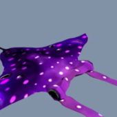 Purple Bat Ray Animal