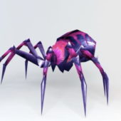 Wild Purple Spider