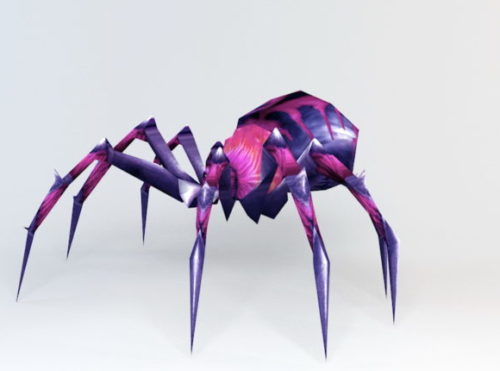 Wild Purple Spider