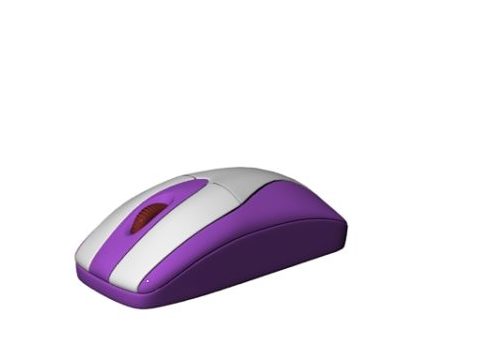 Computer Mouse Purple Color