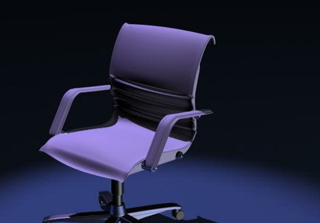Purple Revolving Chair | Furniture