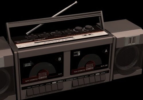 Old Radio Cassette Recorder