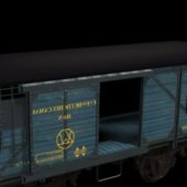 Vehicle Railroad Boxcar V1