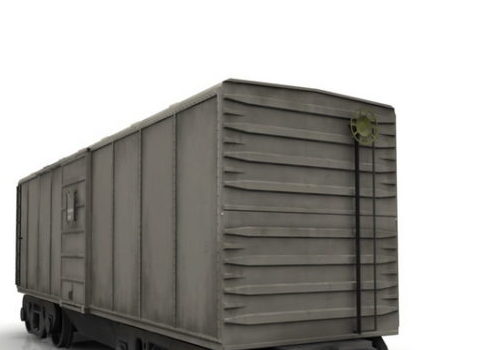 Vehicle Railroad Boxcar