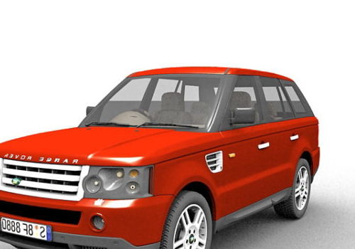 Range Rover Red Suv