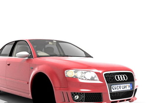 Red Audi S4 Ecar