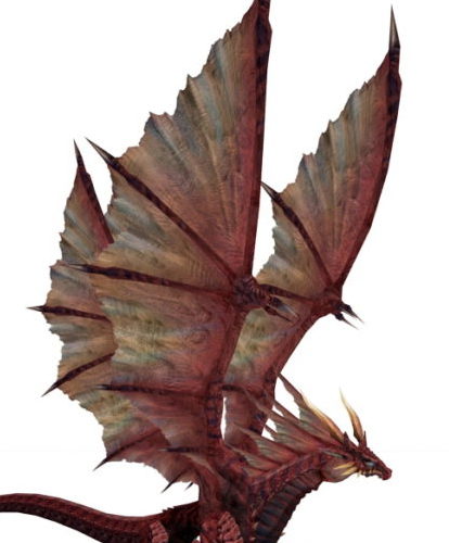 Red Fire Dragon Animal