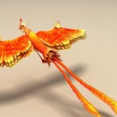 Chinese Red Phoenix Bird | Animals