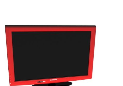 Red Samsung Television
